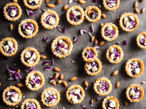 Goat's Cheese, Red Onion & Pine Nut Freezer Tartlets