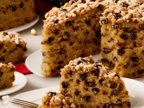 Golden Amaretti Christmas Cake