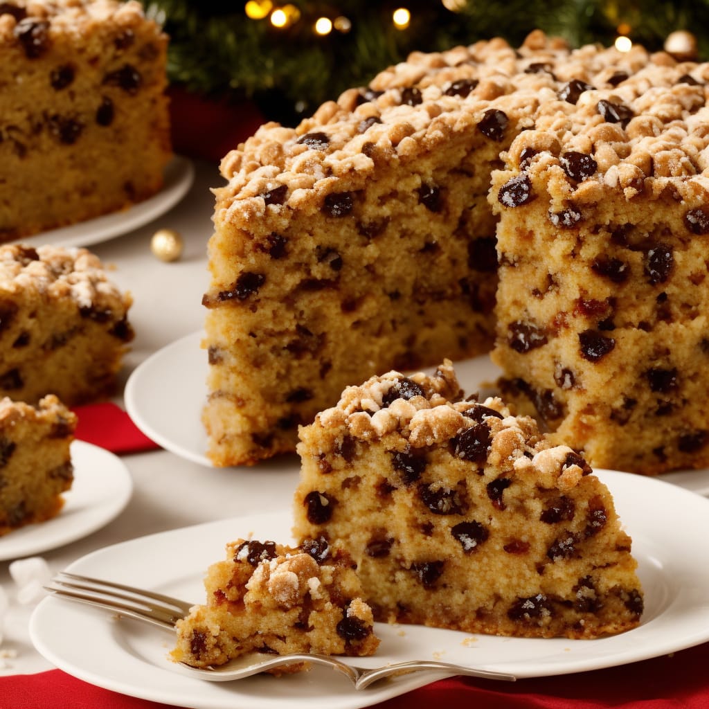 Golden Amaretti Christmas Cake