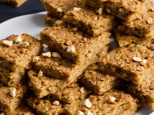 Golden Orange & Walnut Flapjacks