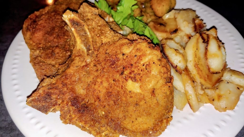 Golden Pork Chops Recipe