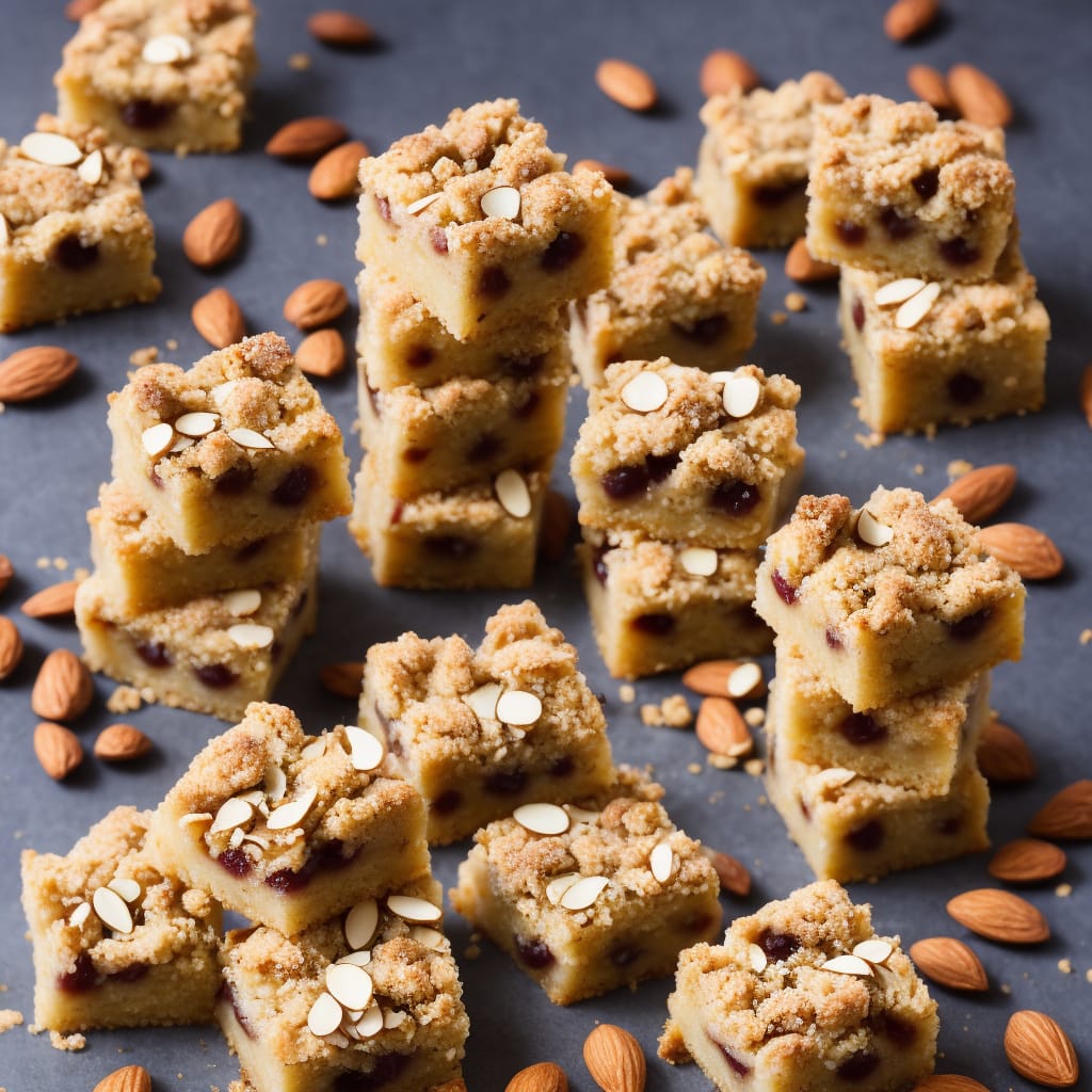 Gooseberry & Almond Streusel Squares