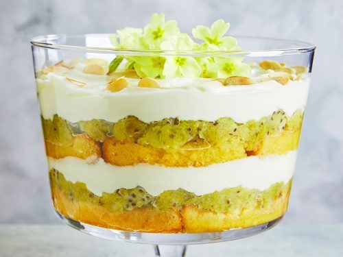 Gooseberry & Elderflower Trifle