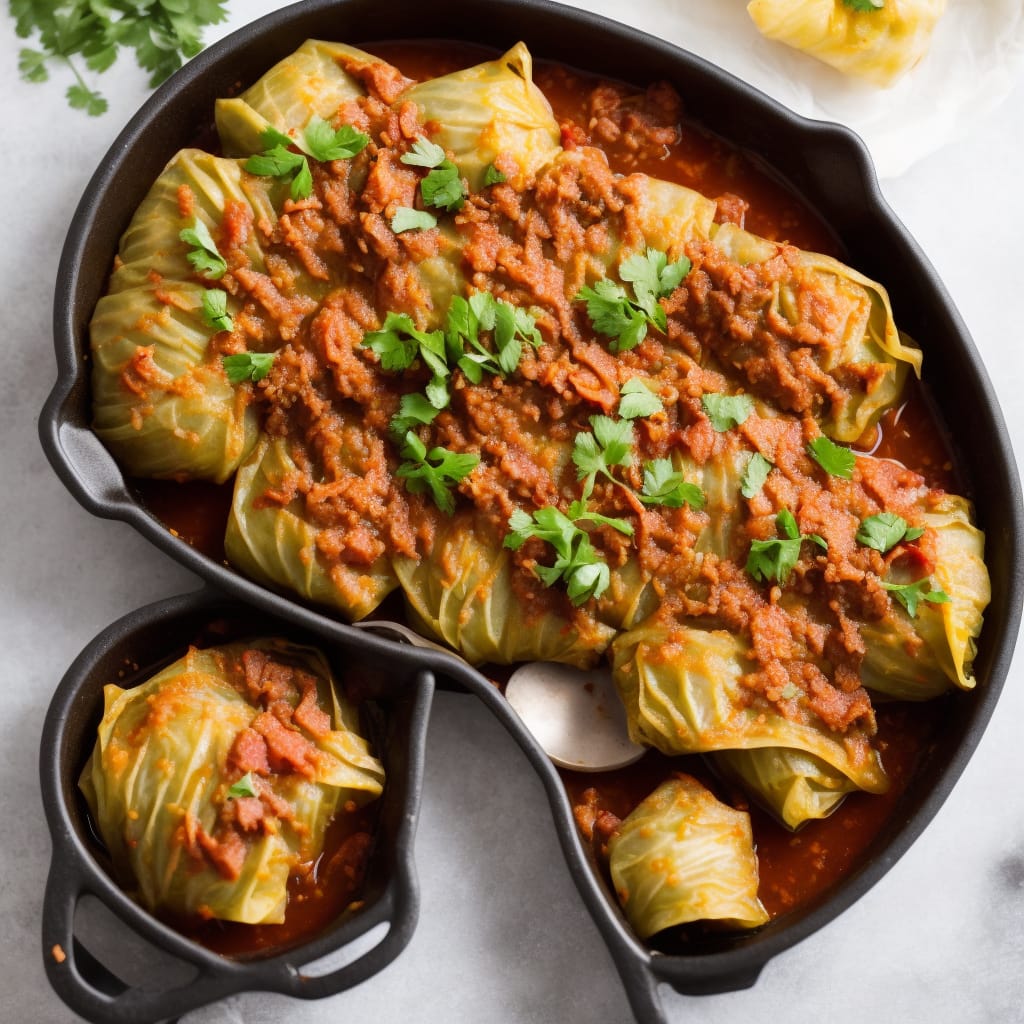 Grandma's Hungarian Stuffed Cabbage, Slow Cooker Variation