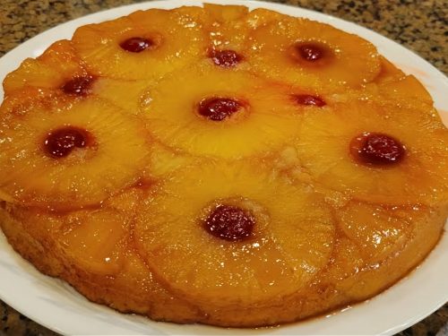 Grandma's Skillet Pineapple Upside-Down Cake