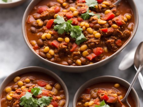 Grandma's Slow Cooker Vegetarian Chili Recipe