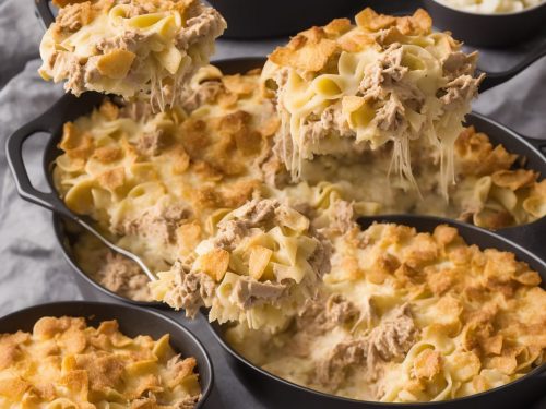 Grandma's Tuna Casserole with Potato Chips and No Noodles