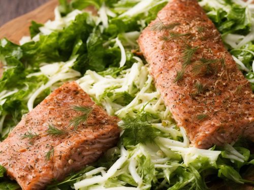 Gravadlax with Celeriac & Fennel Salad