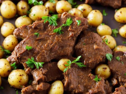 Greek Lamb with Potatoes & Olives