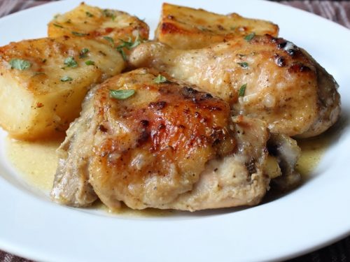 Greek Lemon Chicken and Potatoes Recipe