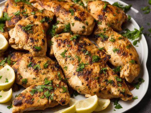 Greek-Style Garlic Chicken Breasts