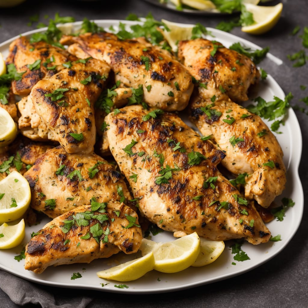 Greek-Style Garlic Chicken Breasts