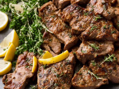 Greek-style lamb with lemon & thyme