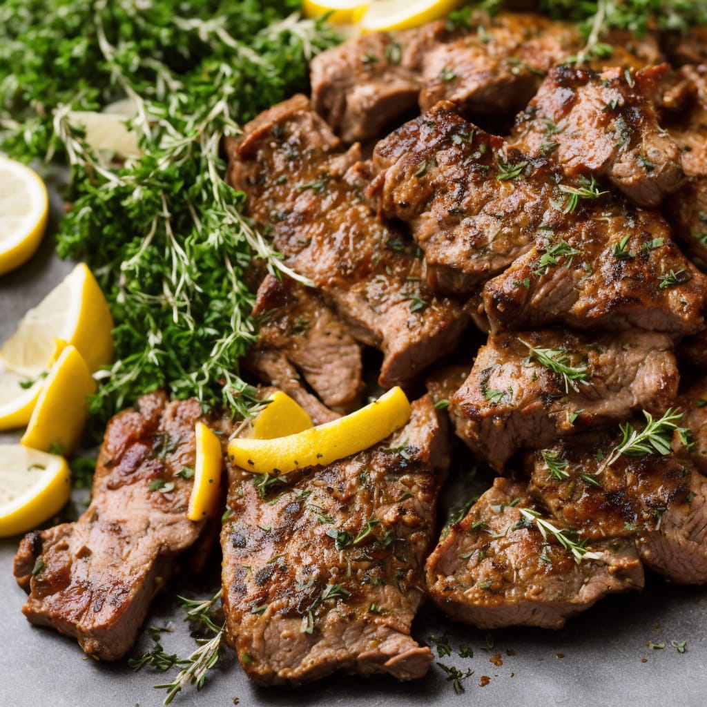 Greek-style lamb with lemon & thyme