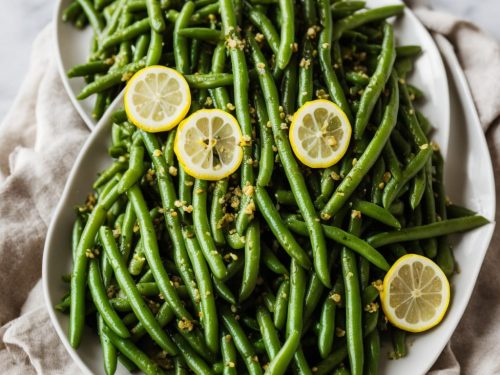 Green Beans with Mustard, Lemon & Mint