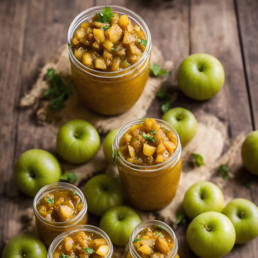 Green Tomato & Apple Chutney