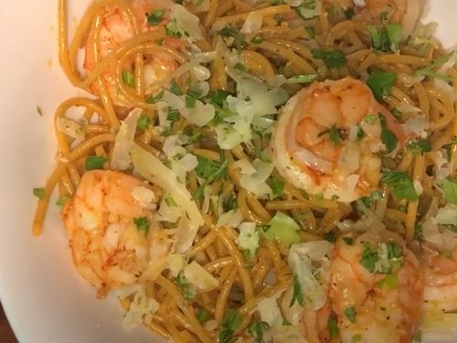 Gremolata Prawn Pasta