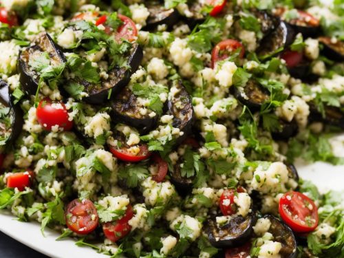 Grilled Aubergine Tabbouleh