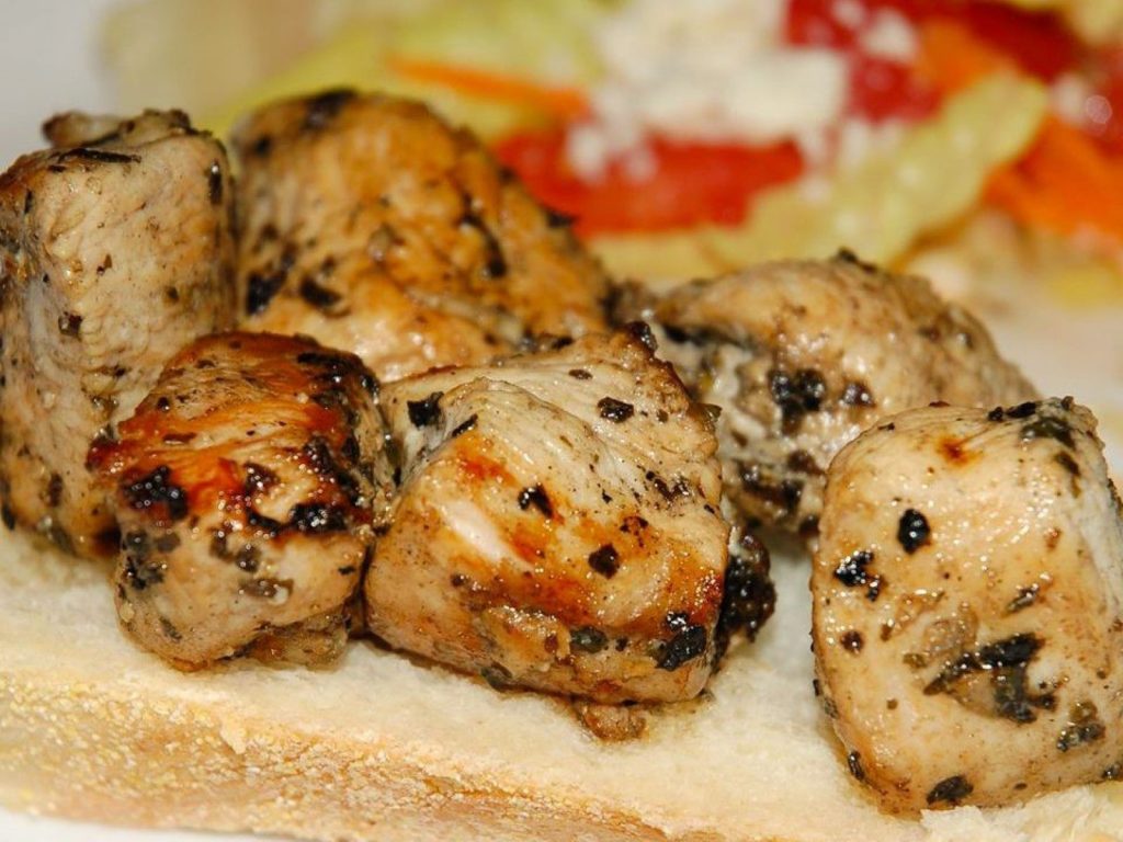 Grilled Chicken Spiedies Recipe