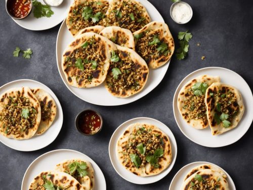 Grilled & Filled Cumin Flatbreads