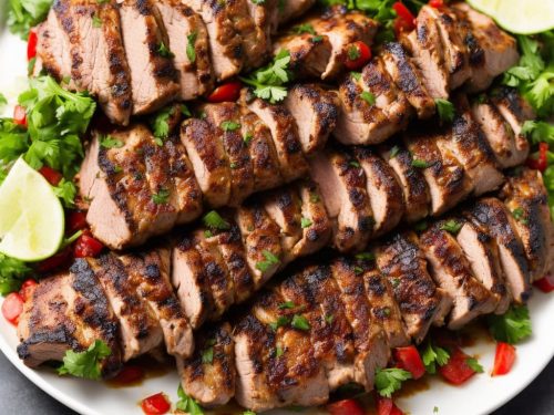 Grilled Jerk Pork Tenderloin