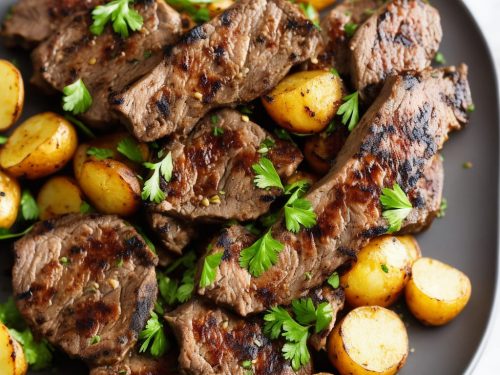 Grilled Lamb & Potato Crush