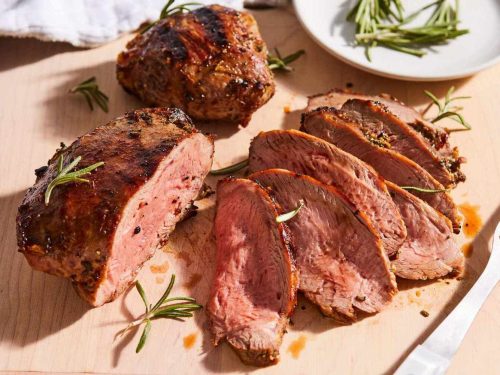 Grilled Leg of Lamb Steaks