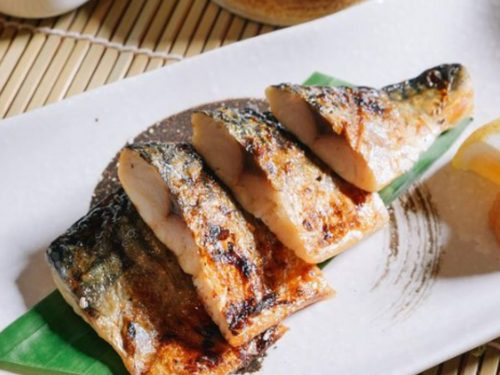 Grilled Mackerel Fillets