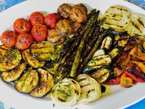 Grilled & Marinated Summer Vegetables