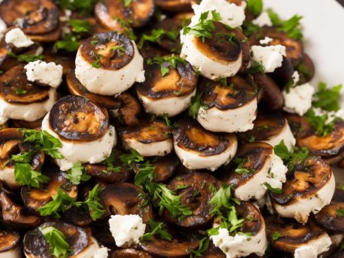 Grilled Mushrooms with Goat's Cheese