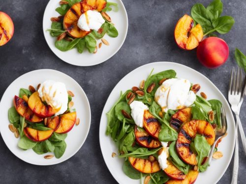 Grilled Nectarine & Burrata Salad