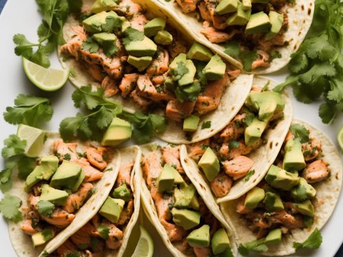 Grilled Salmon Tacos with Avocado Salsa