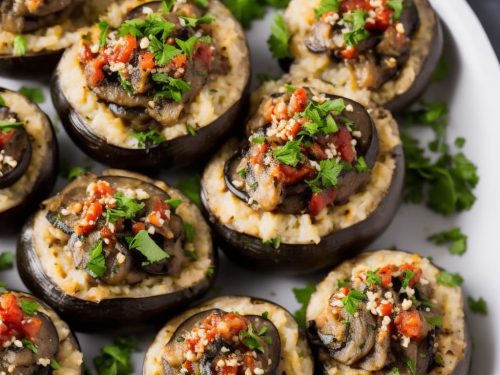 Grilled Stuffed Portobello Mushroom Caps