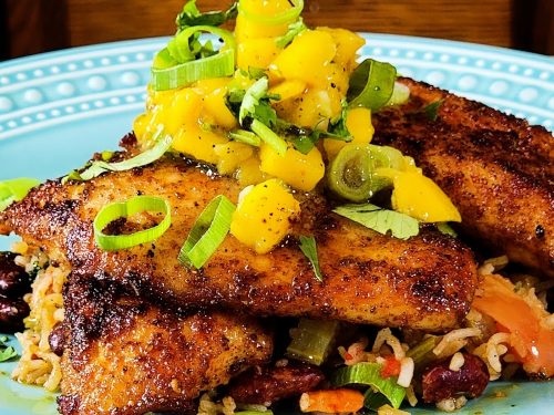 Grilled Tilapia with Mango Salsa