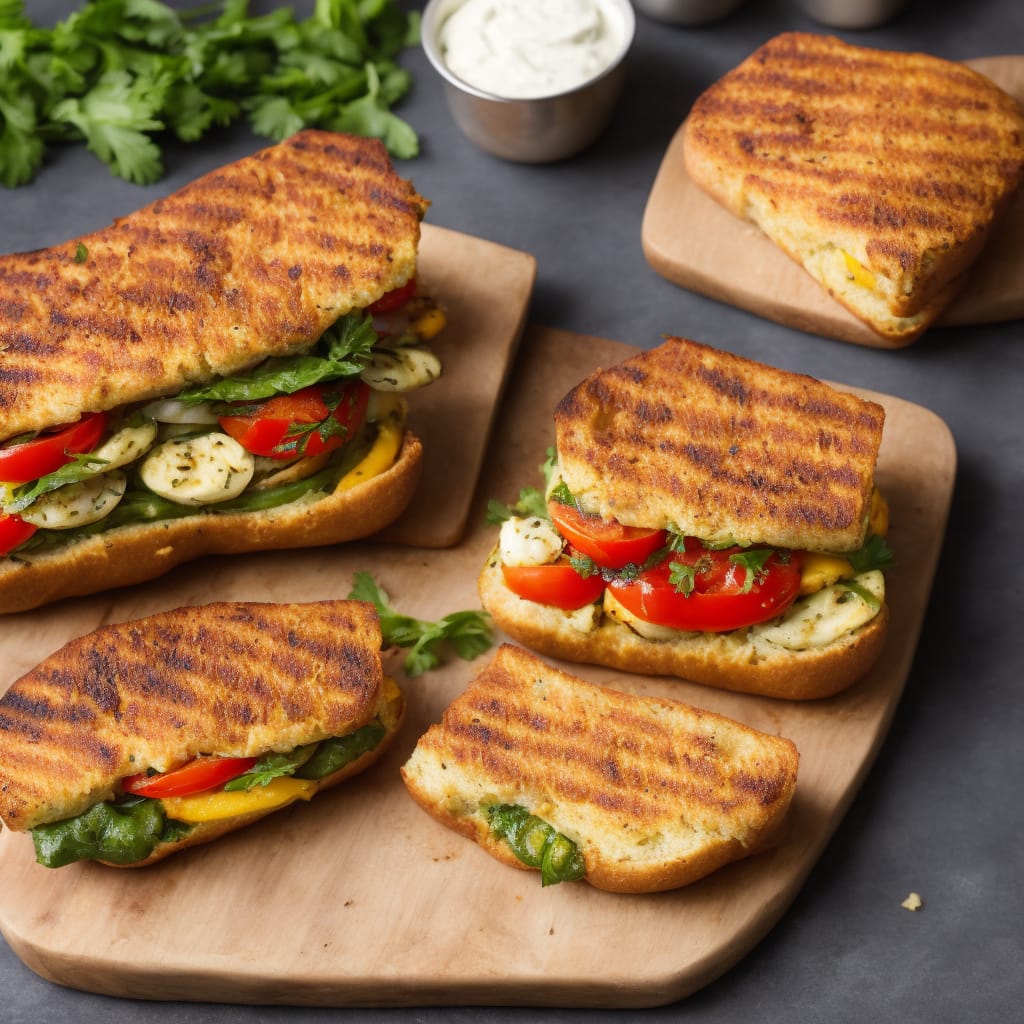 Grilled Vegetable Bloomer