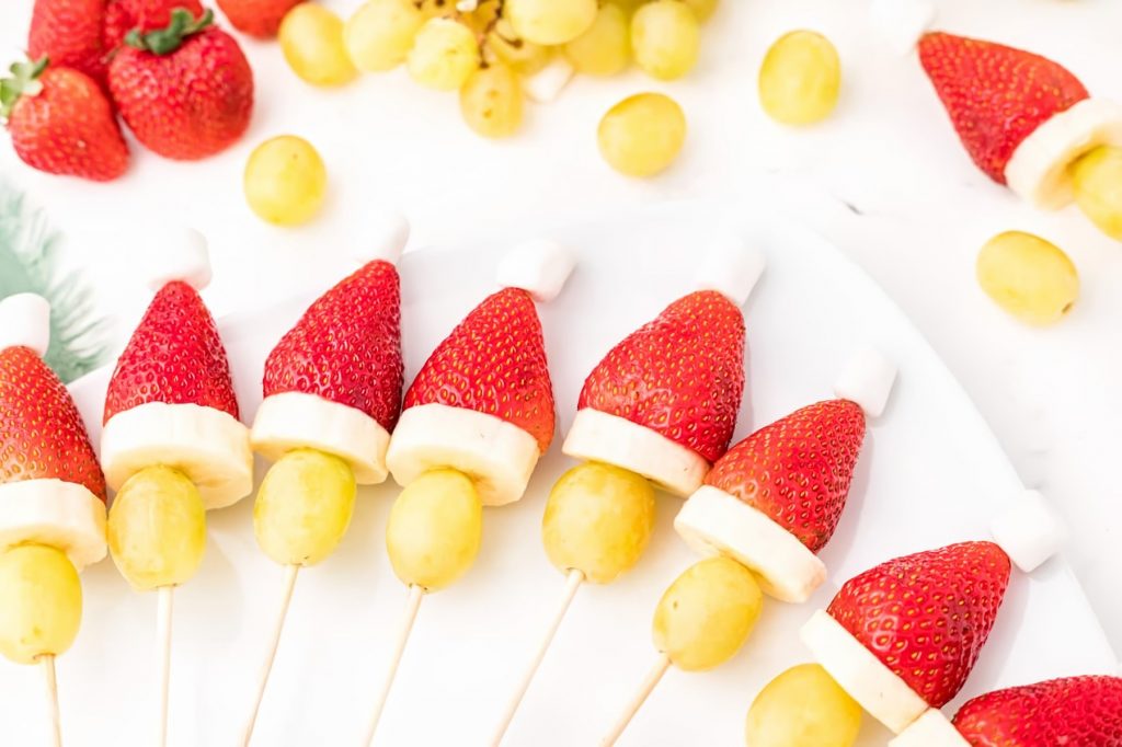 Grinch Kabobs