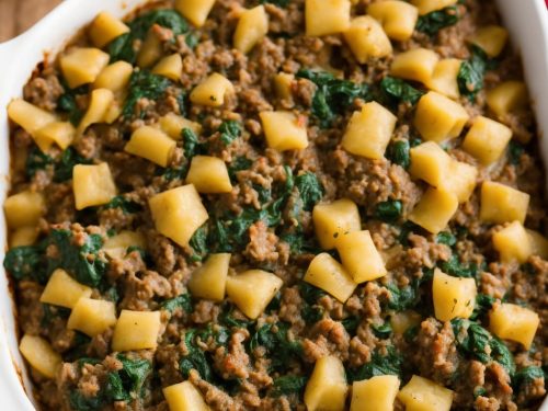 Ground Beef Spinach Casserole