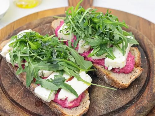 Halloumi & Beetroot Open Sandwich