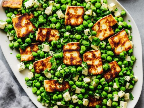 Halloumi & Pea Salad