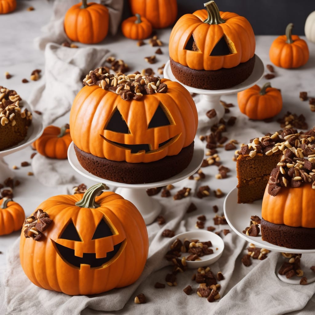 Halloween Pumpkin Cake