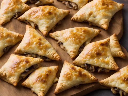 Ham, cheese & mushroom turnovers