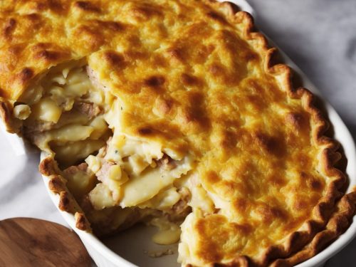 Ham, Cheese & Potato Pie