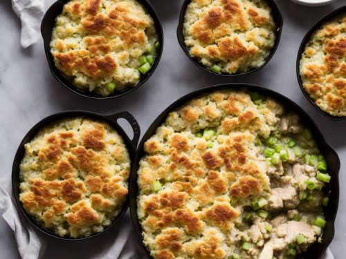 Ham & Leek Cobbler