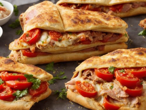 Ham & Tomato Stromboli