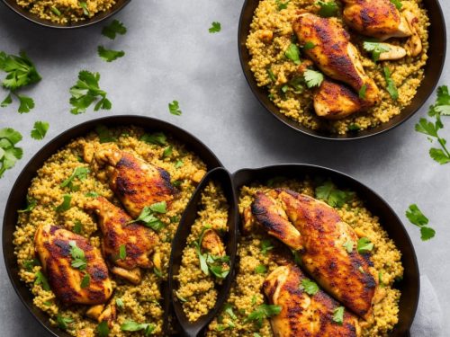 Harissa-Spiced Chicken with Bulgur Wheat