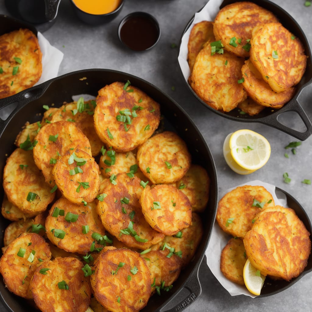 Hash Browns with Mustard & Smoked Salmon