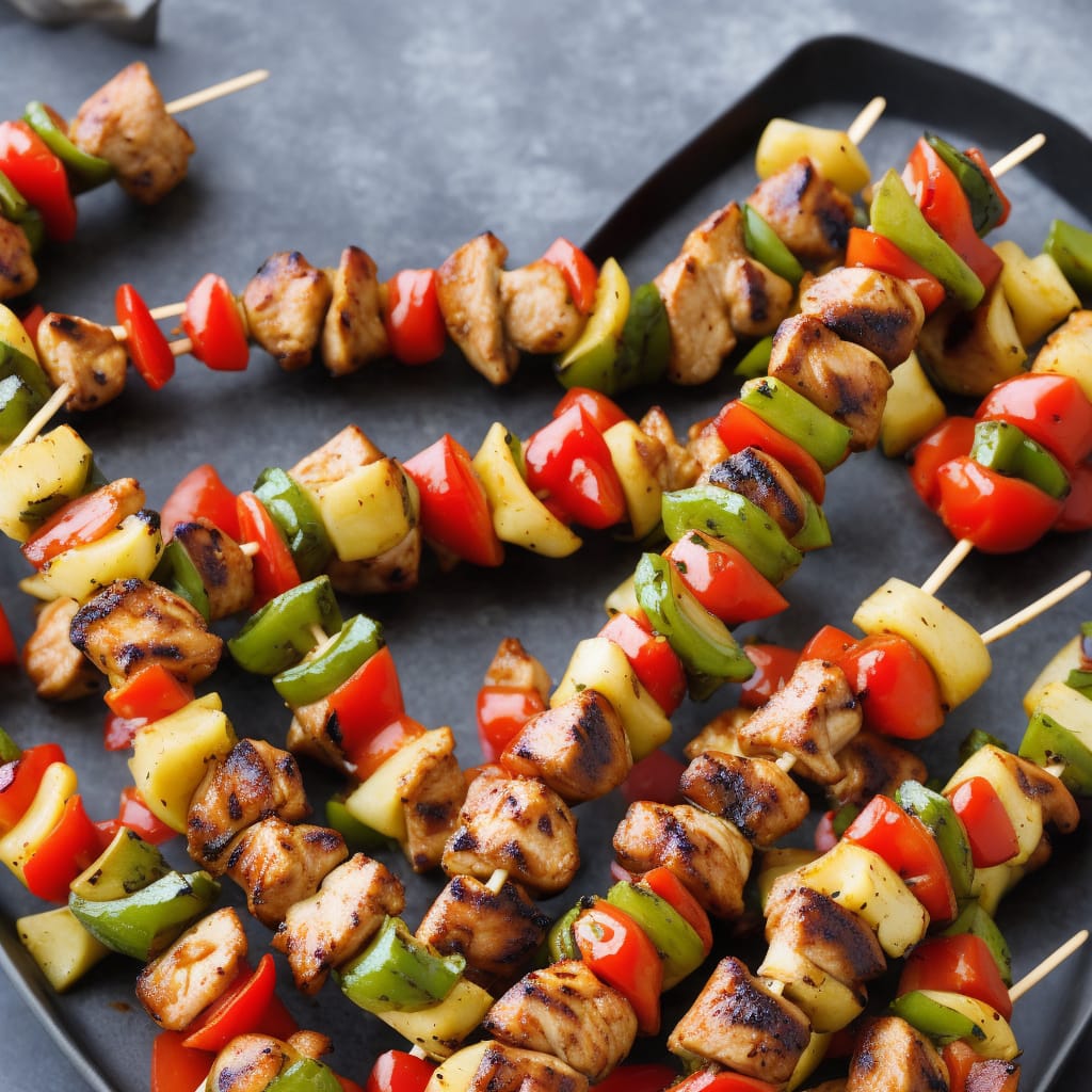 Hawaiian Chicken Kabobs