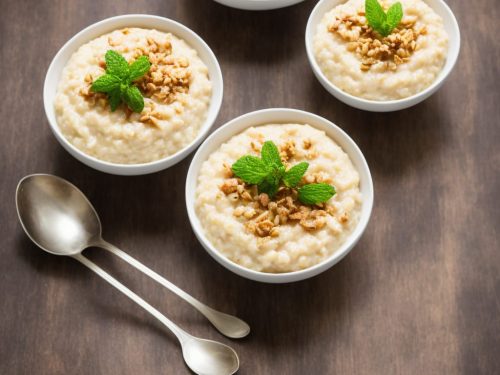 Healthier Creamy Rice Pudding