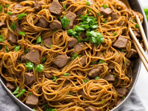 Healthy Beef Chow Mein