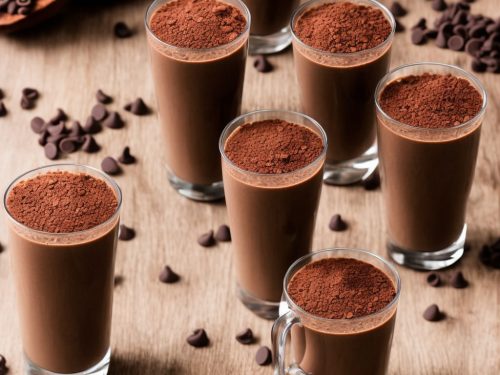 Healthy Chocolate Milkshake